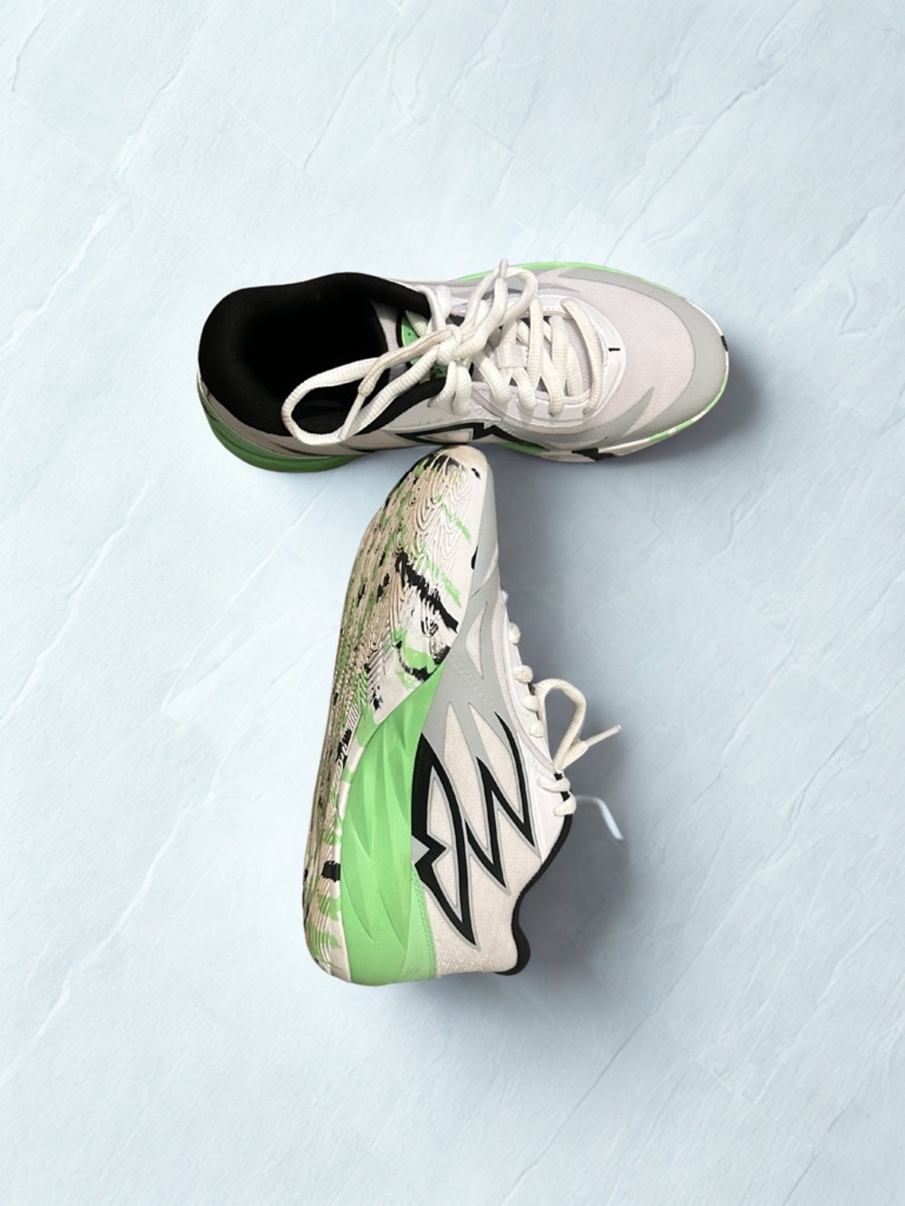 Puma Kids Sneakers White, Green, Black